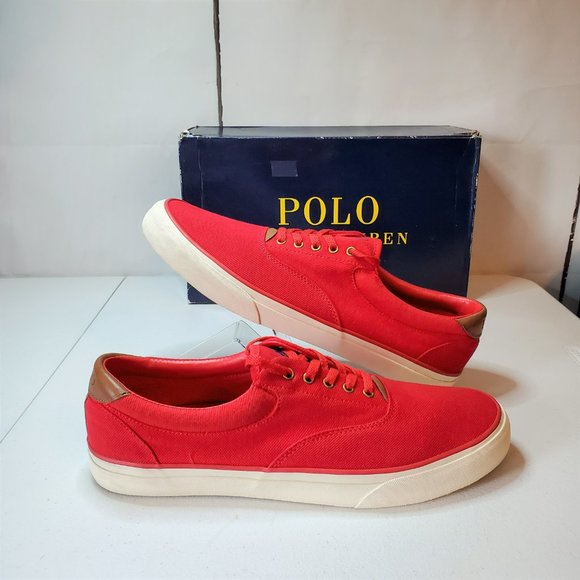 Polo Ralph Lauren Other - *SOLD* Polo Ralph Lauren Thorton II Canvas Sneakers 13